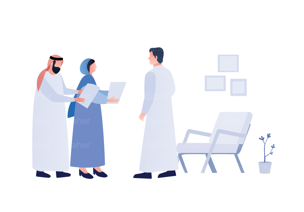 عمل مكتبي، اشخاص يتناقشون، اشخاص بلبس عربي سعودي، خليجي