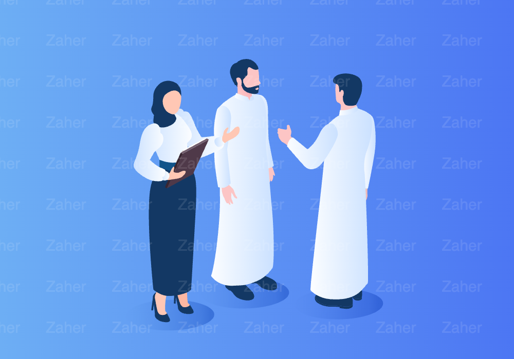 عمل مكتبي، اشخاص يتناقشون، اشخاص بلبس عربي سعودي، خليجي