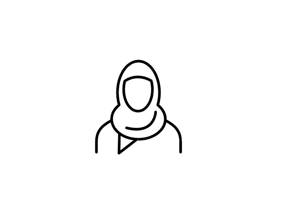 امراءة محجبة