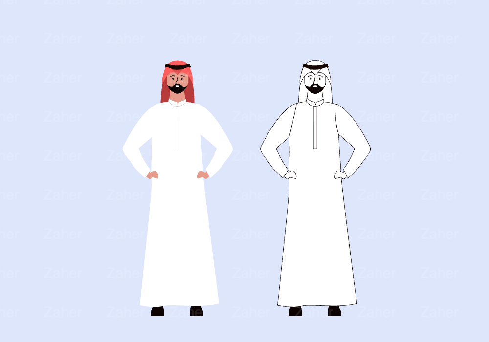 شخصية رجل خليجي، سعودي