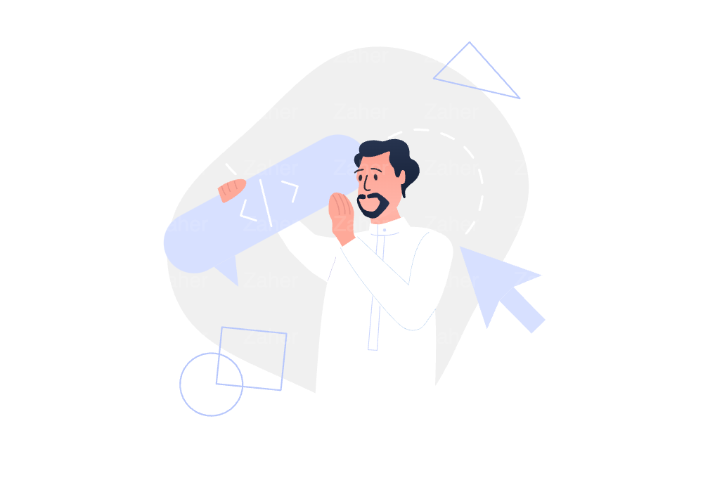 شخصية عربيه/ رجل مصمم، UX/UX