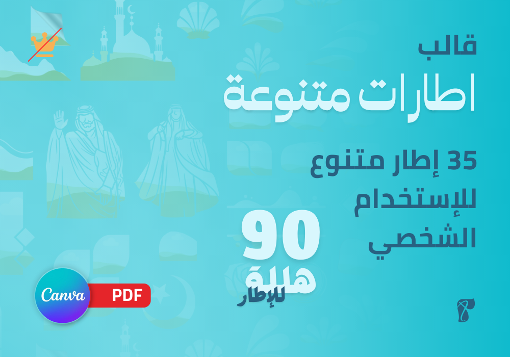 إطارات متنوعة قابلة للتعديل بـ Canva | مولكس